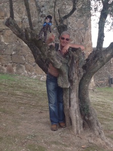 'Dave' and I posing outside the fortress walls
